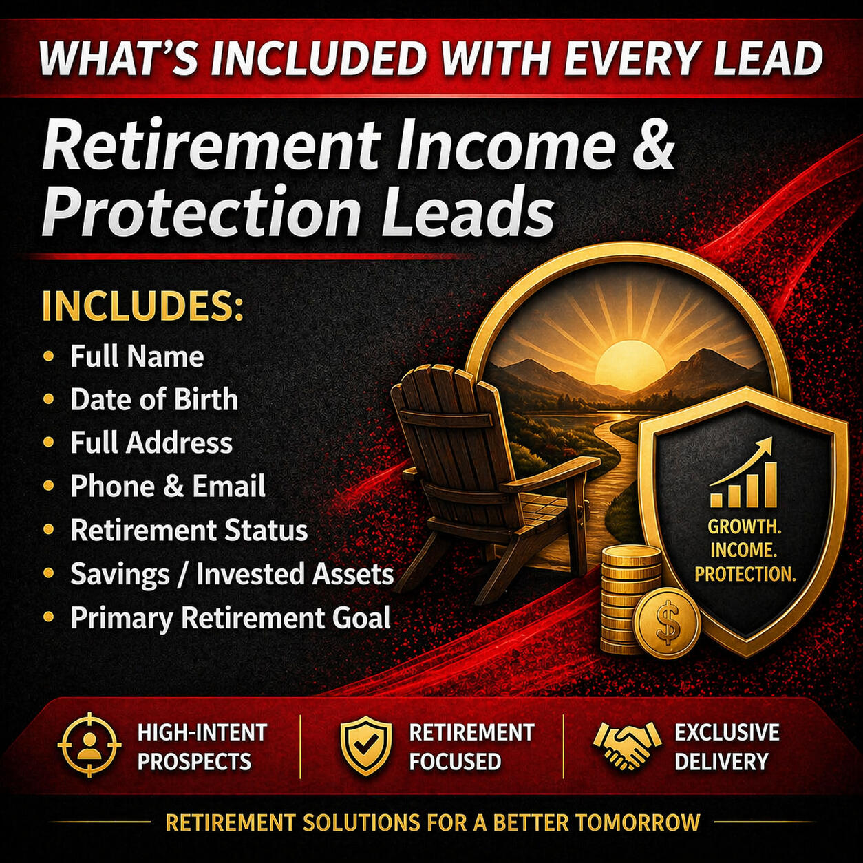 Retirement leads